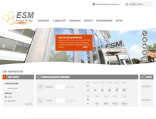 Tablet Screenshot of esm-selb.de